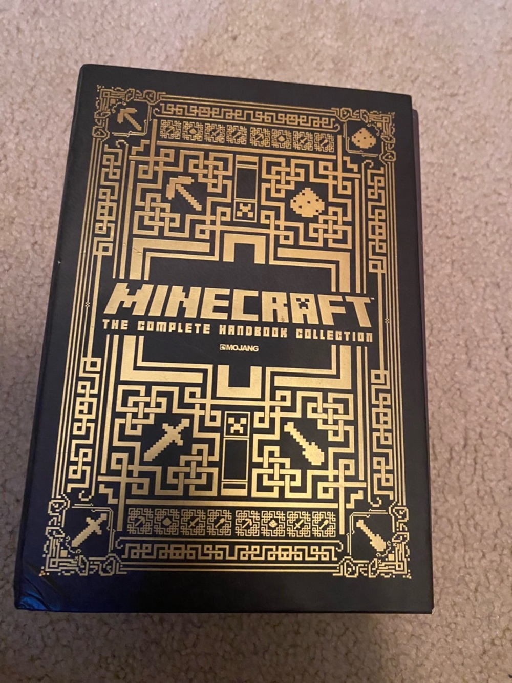 Minecraft Handbook Set in Blue, Red, Maroon, Green & Gold Accents - Picture 2 of 5
